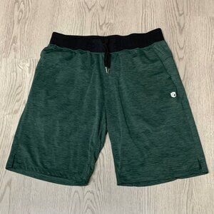 Born Primitive Green Training Shorts Performance Athletic Gym Workout Medium